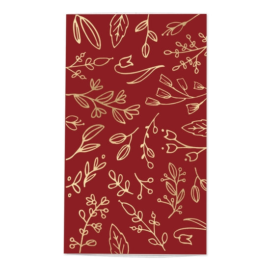 Red & Gold Foil Large Floral Match Box By FRANKIE & CLAUDE
