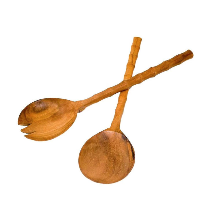 Bamboweo Handle Serving Tongs