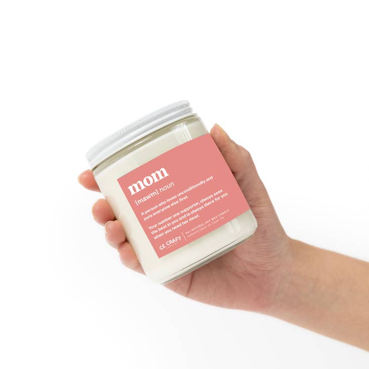 Mom Definition Candle by CE Craft Co