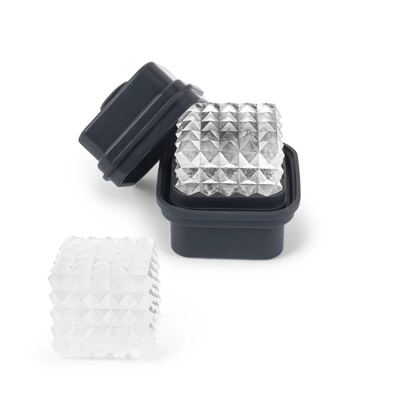 Cocktail Ice Mold, Prism - Charcoal