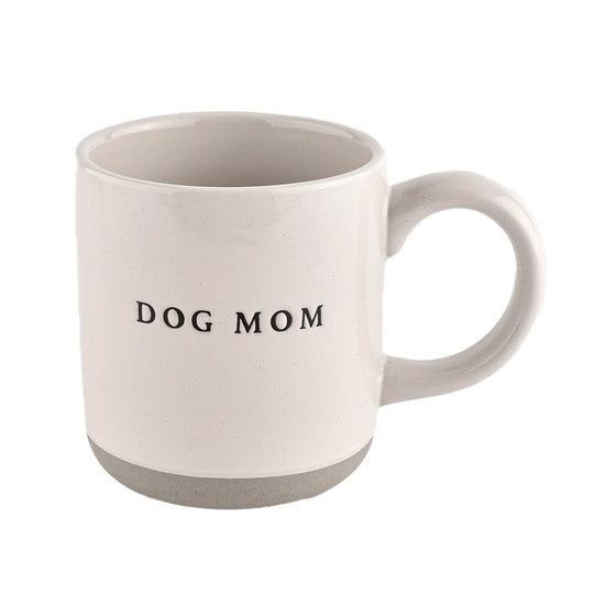 Dog Mom Stoneware Coffee Mug By Sweet Water Décor