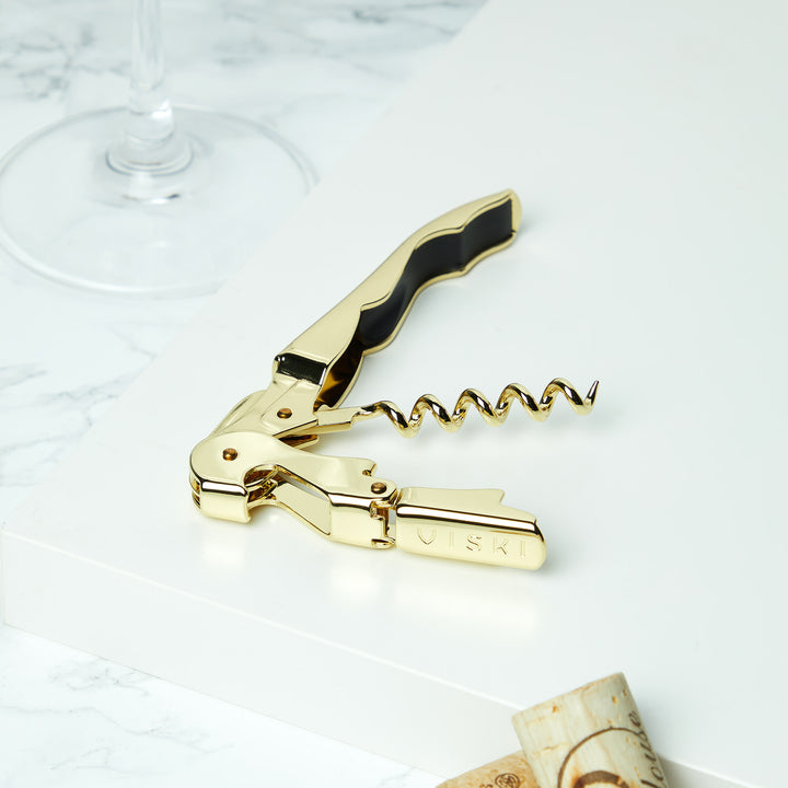 Gold Signature Double Hinged Corkscrew By VISKI