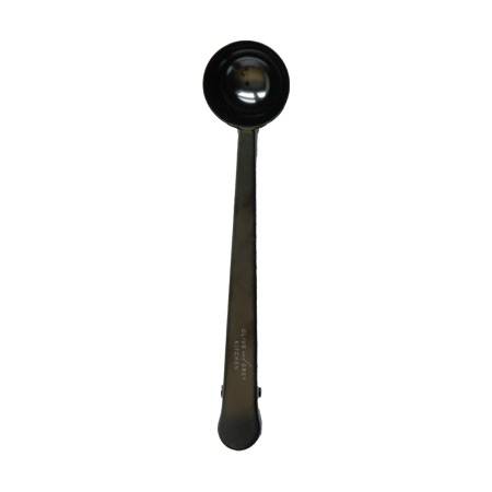 Black Coffee Scoop with Clip, by Olive and Grey Kitchen