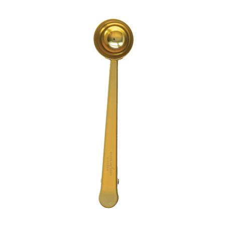 Gold Coffee Scoop clip Olive Grey Kitchen