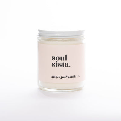 SOUL SISTA Soy Candle by GINGER JUNE CANDLE CO.